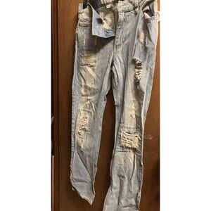 SUN + STONE Men's Slim-Fit Distressed Jeans Vintage Wash 32Wx30L